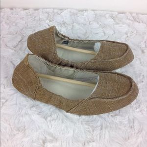 Sanuk Elle V. Eight Tobacco Textile Ballet Flats